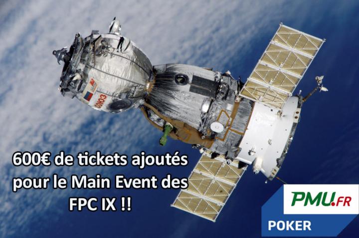 Poker Académie vous qualifie pour le Main Event des FPC sur PMU Poker (600€ de tickets ajoutés)