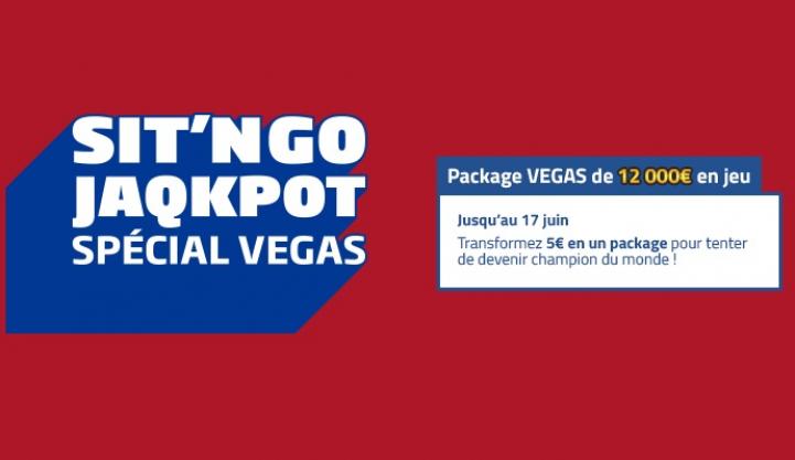 SNG JAQKPOT : PMU Poker vous envoie au Main Event des WSOP !