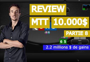 Benj review sa victoire à 2.2 millions de dollars (table finale) (8)