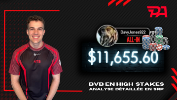 BVB en High Stakes – Analyse en 3-Bet Pot sur CoinPoker | Partie 2
