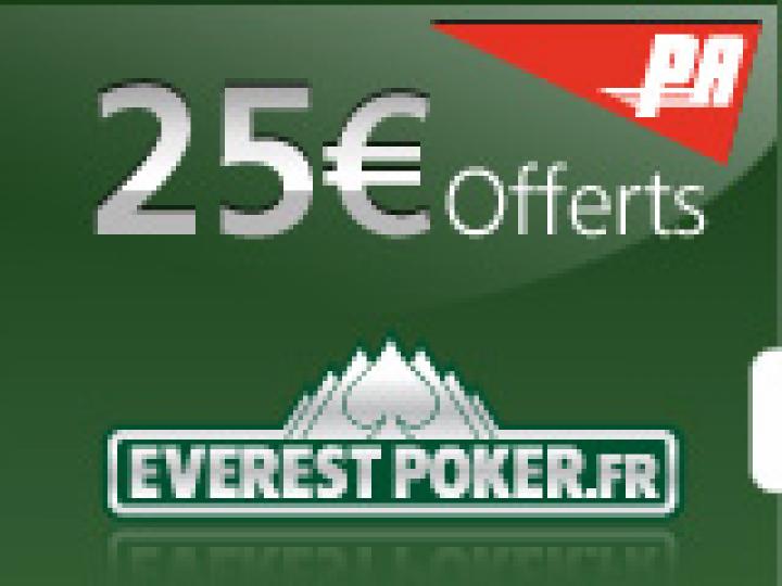 25€ offerts sur Everest