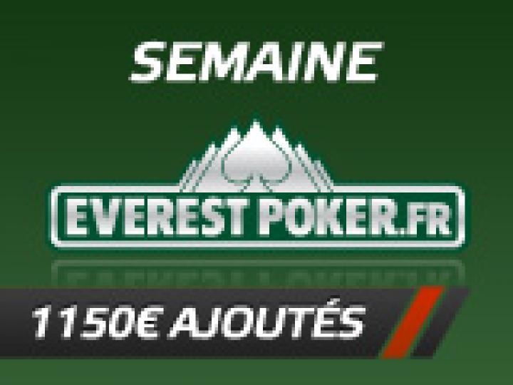 Semaine Everest avec 1150€ ajoutés