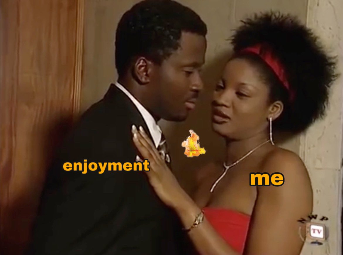 Me vs enjoyment