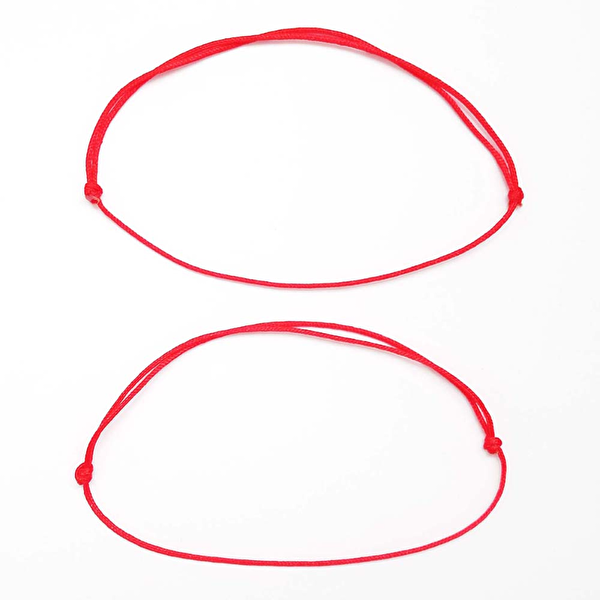 Red String Of Fate Çift Kırmızı İp Sevgili Bilekliği Balance Jewelry Bileklik Bilezik Miamano