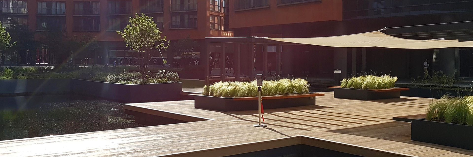 Floating Pocket Park Millboard Landing