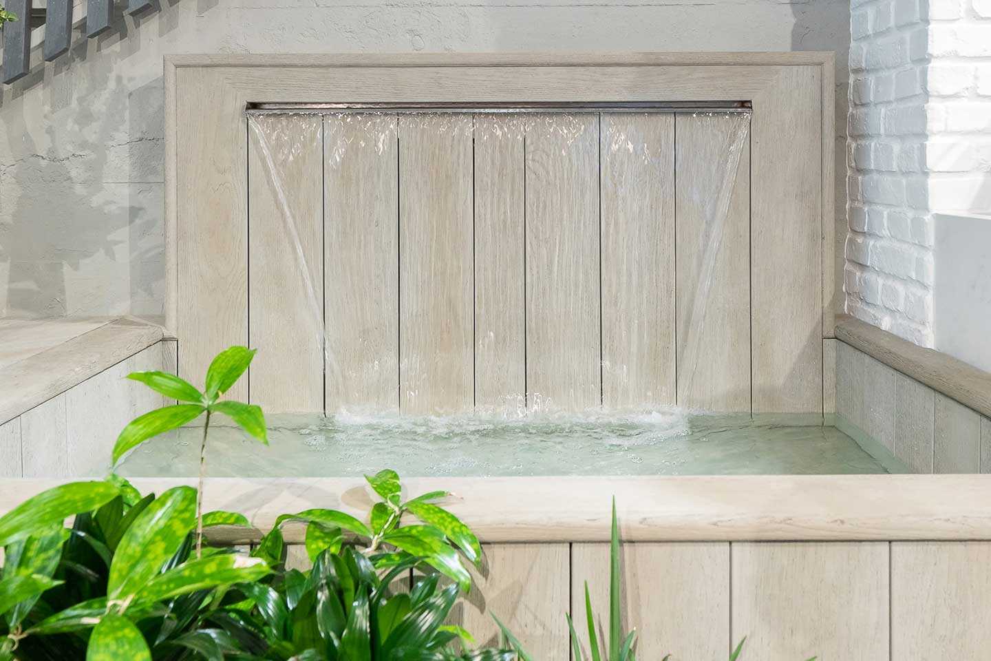 Limed Oak Water Feature