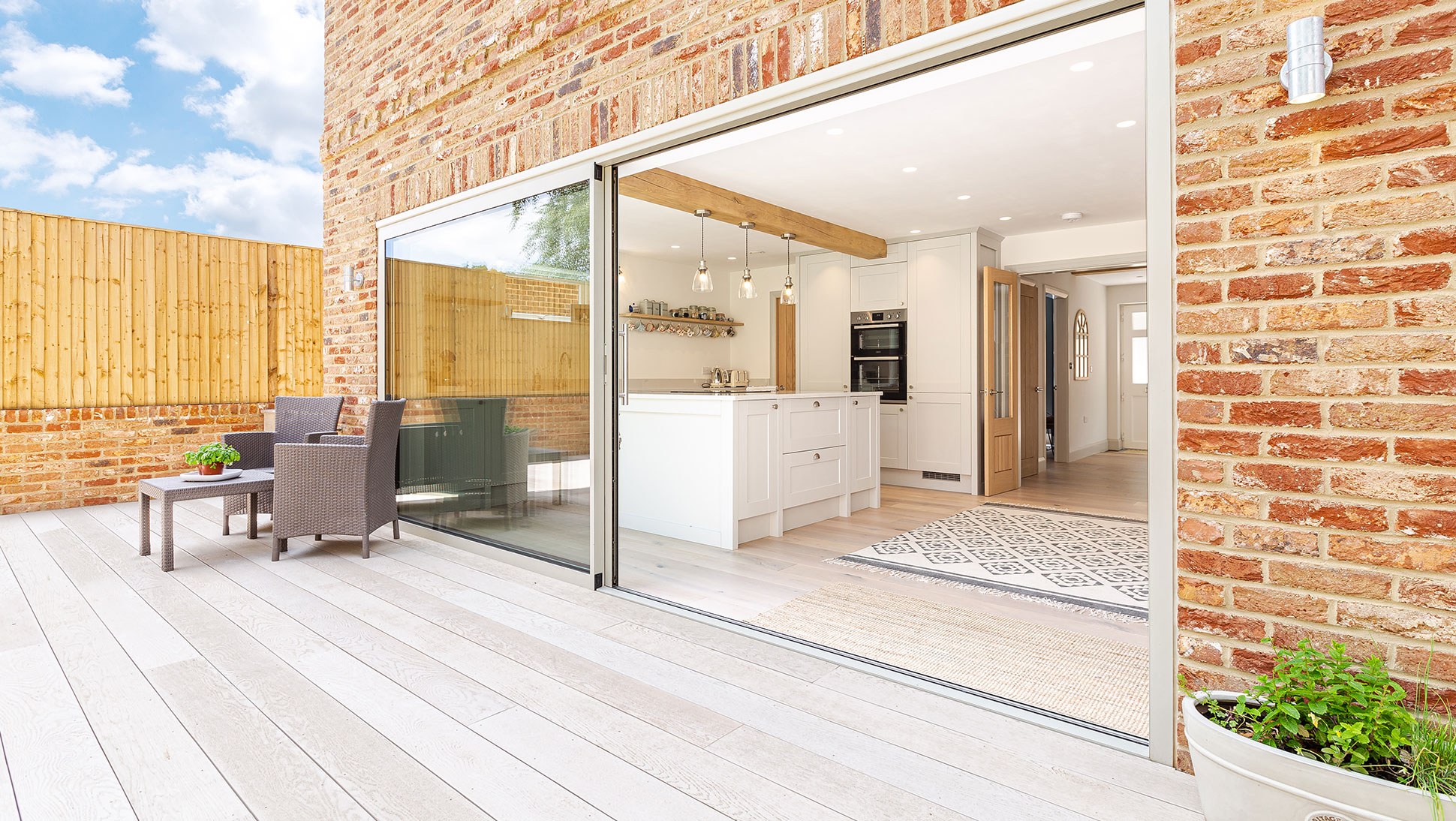 Millboard Limed Oak House