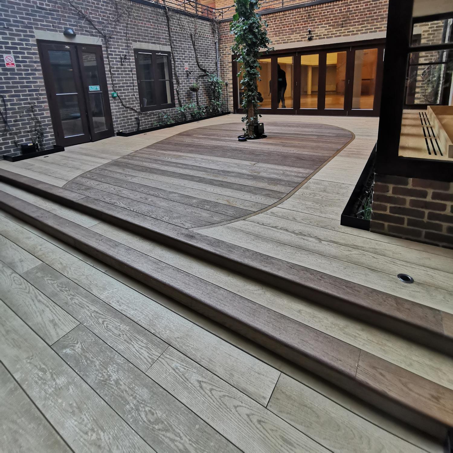Enhanced Grain Antique Oak & Smoked Oak
