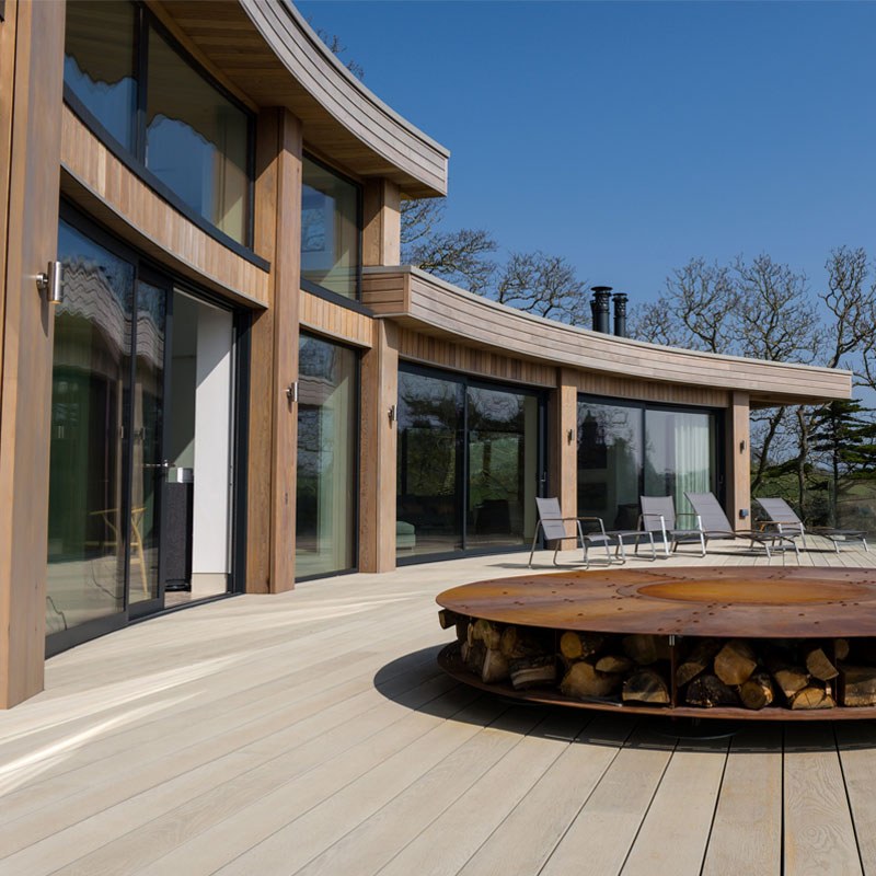 Enhanced Grain, Limed Oak