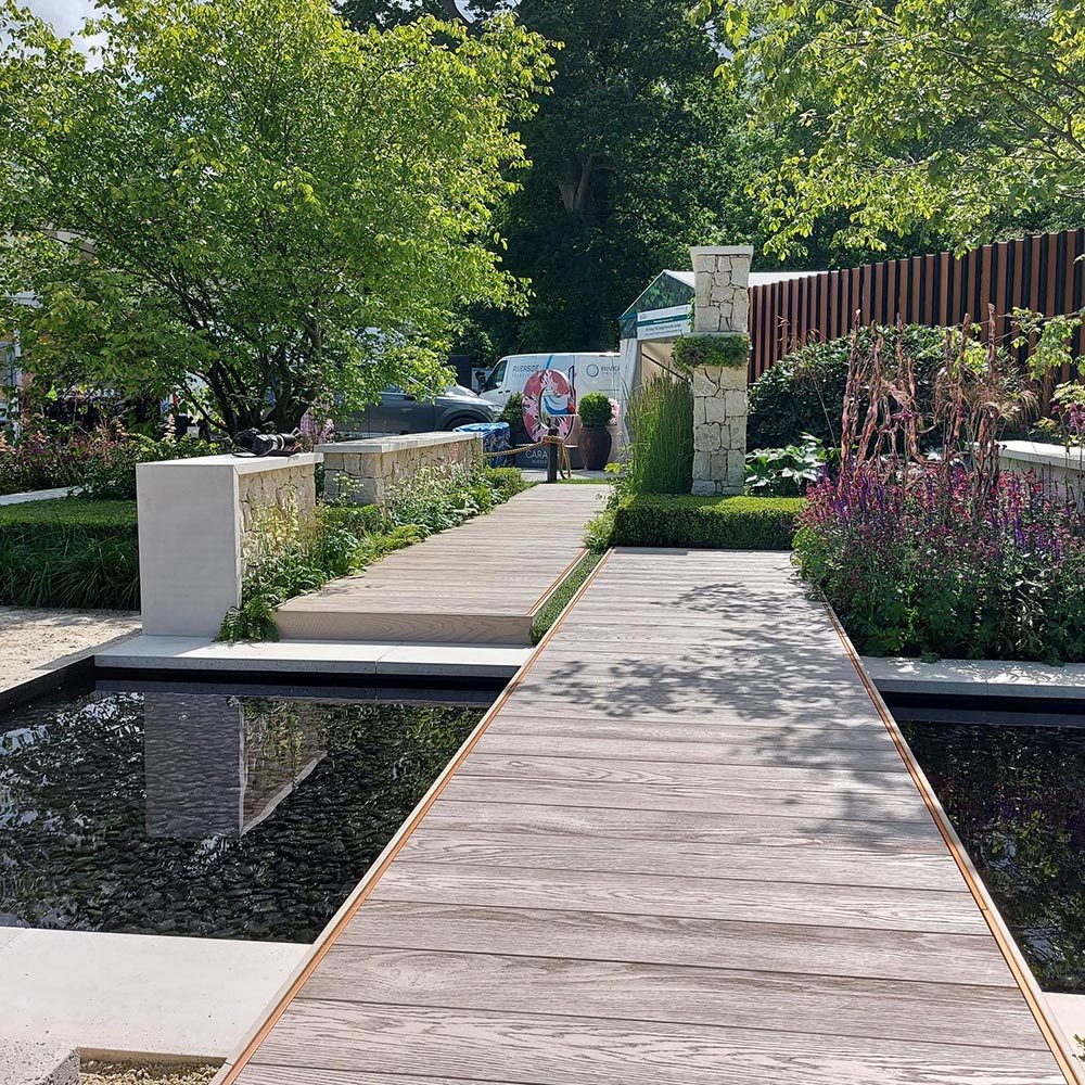 Enhanced Grain Limed Oak - Andrew Dunne, Bord Bia Bloom Winner of Best Large Garden