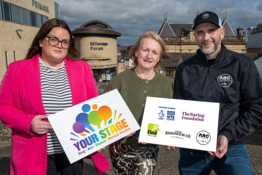 Your Stage Photo with branding