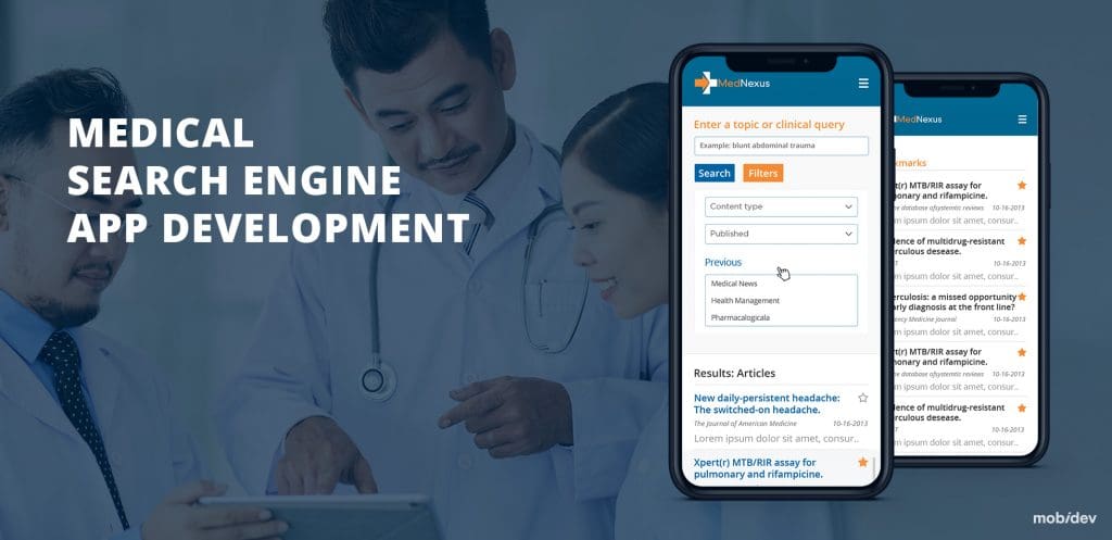CASE STUDY MEDICAL SEARCH ENGINE APP DEVELOPMENT