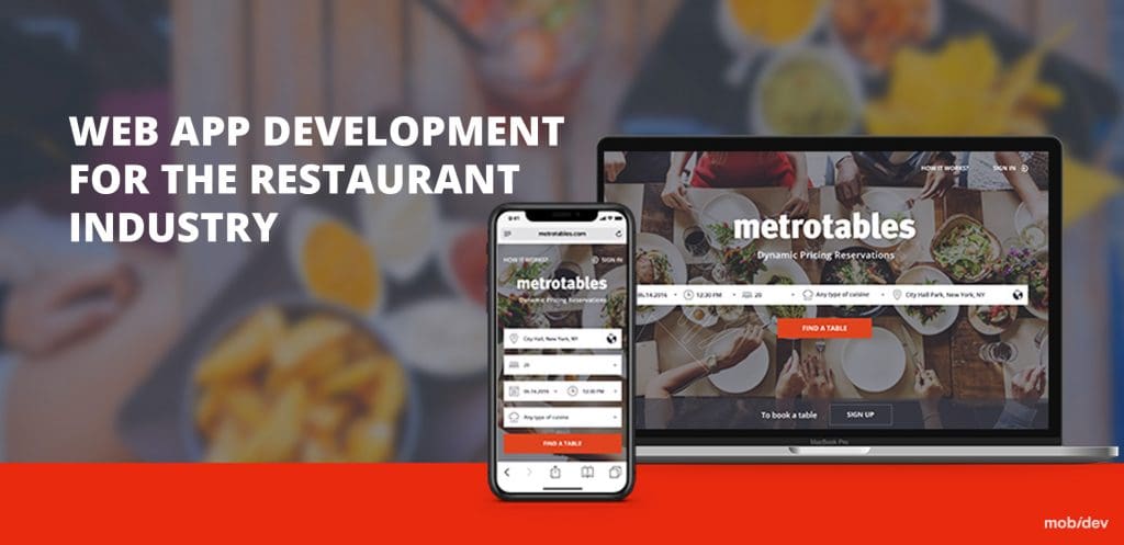 CASE STUDY WEB APP DEVELOPMENT FOR THE RESTAURANT INDUSTRY