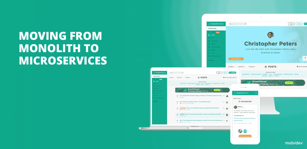 MOVING FROM MONOLITH TO MICROSERVICES