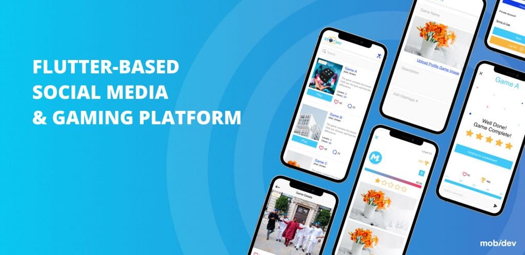 Cross-platform Flutter-based Social Media & Gaming Platform_banner