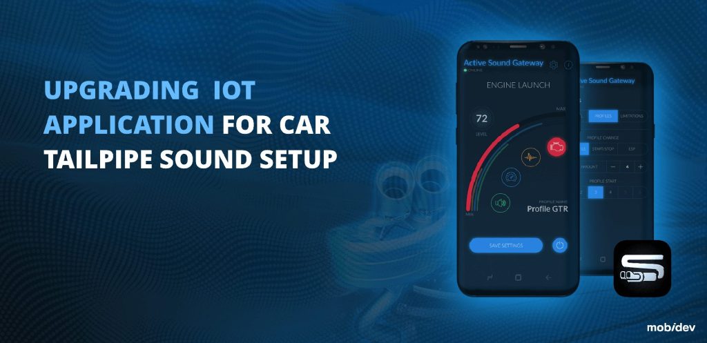 UPGRADING IOT APPLICATION FOR CAR TAILPIPE SOUND SETUP