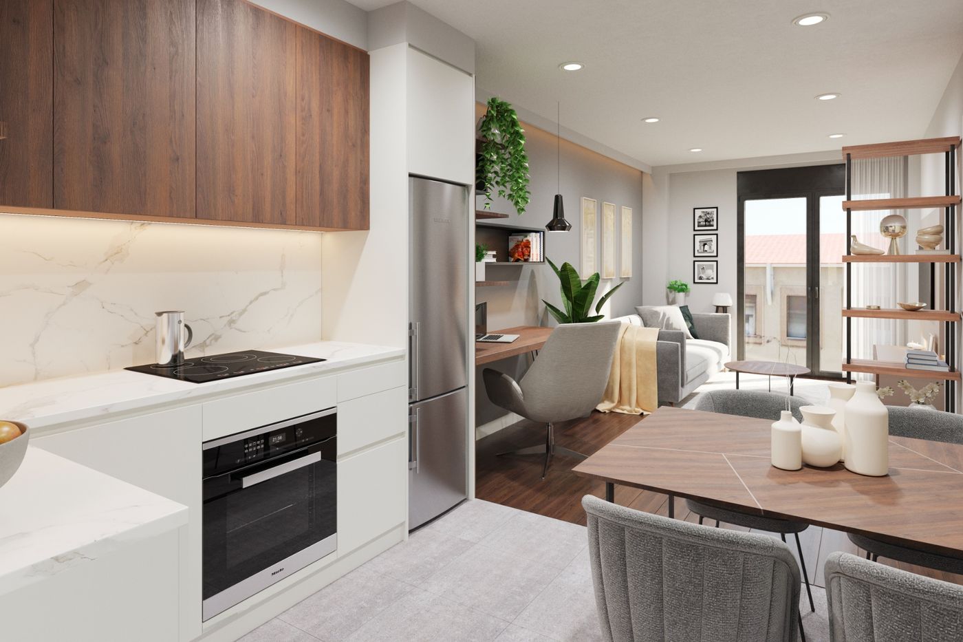 Ático a estrenar con terraza privativa en Camp de l’Arpa