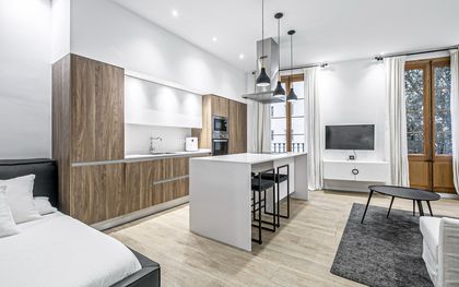 Piso principal a estrenar de 1 dormitorio en finca clásica en La Dreta de l'Eixample, Barcelona