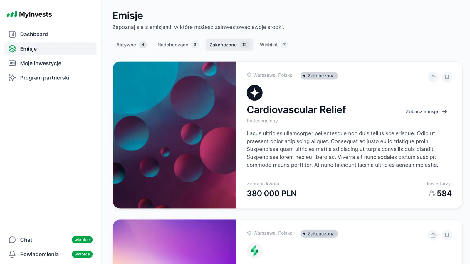 Creation of share or bond issues