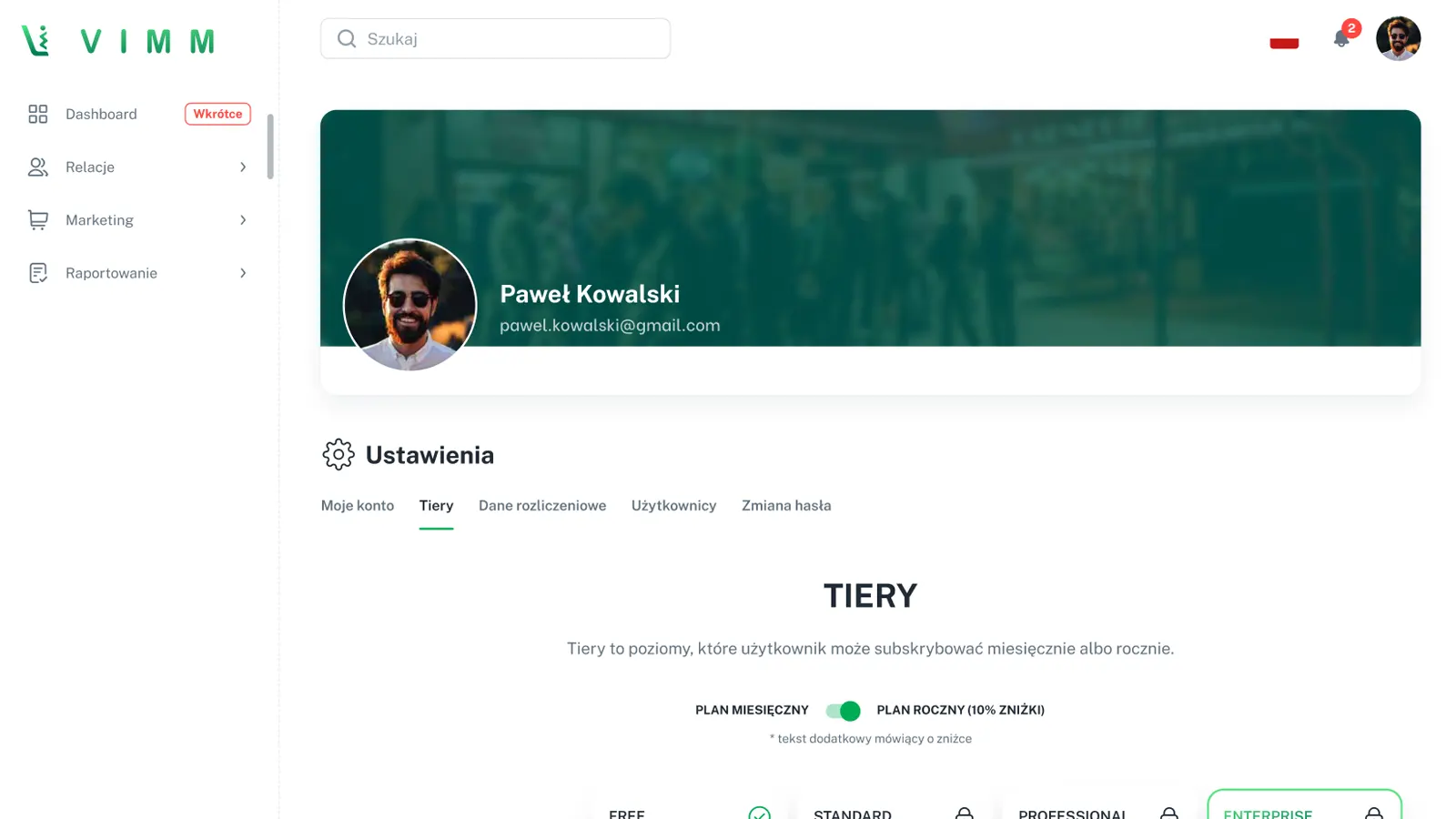 User account management