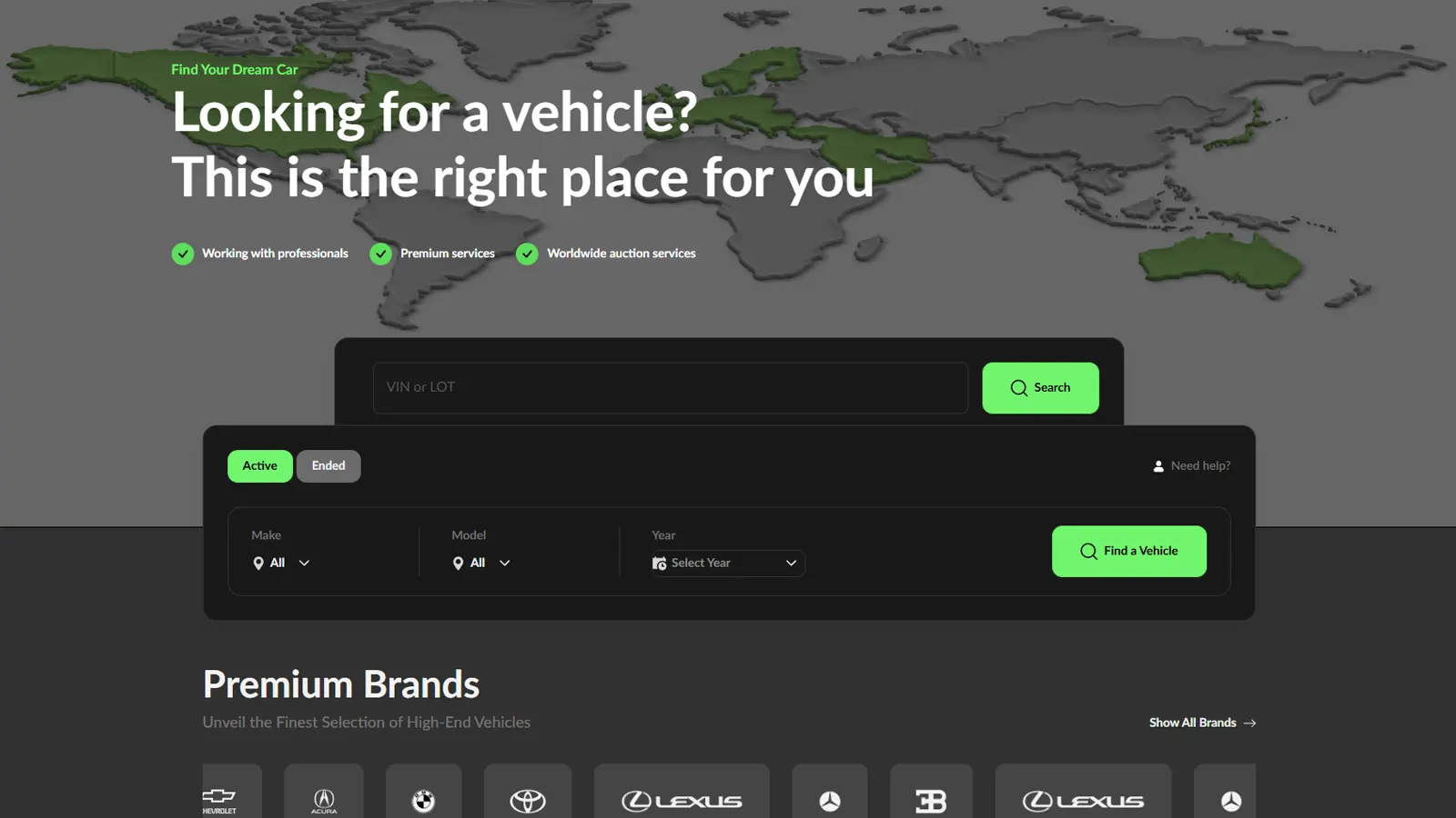 Vehicle search engine