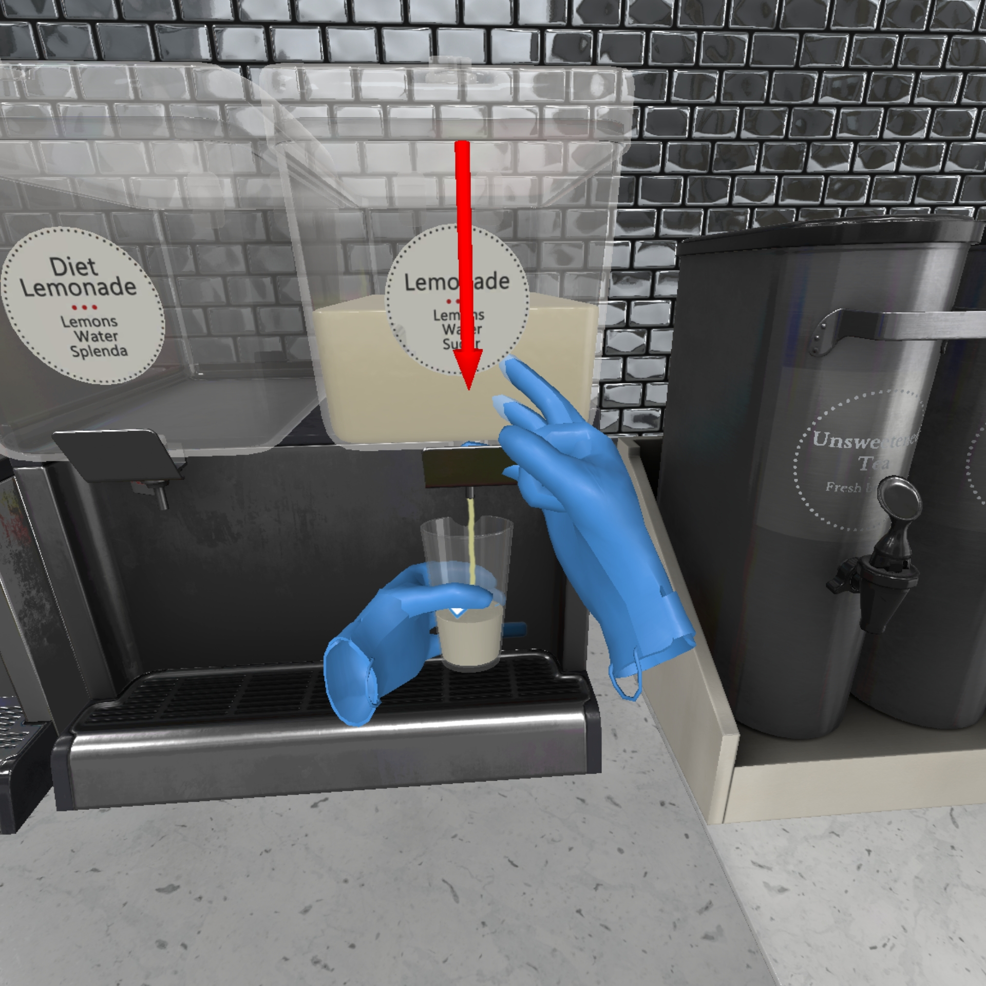 immersive fast food vr training