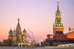 Red Square at night, Moscow