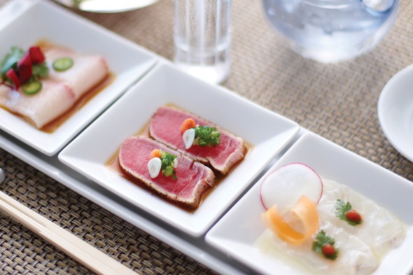Crystal Cruises - Nobu sushi trio