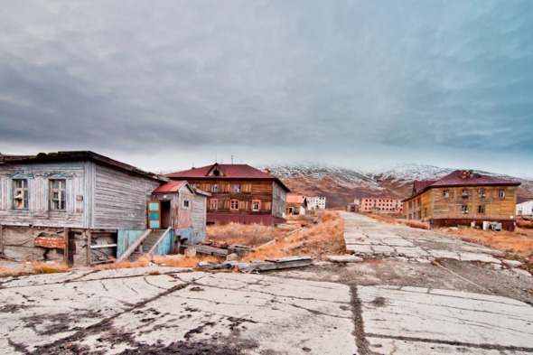 Abandoned buildings in Chukotka, Russia