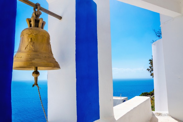 Bell in Kalymnos, Greece