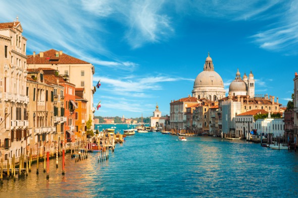 The Grand Canal in Venice, Italy