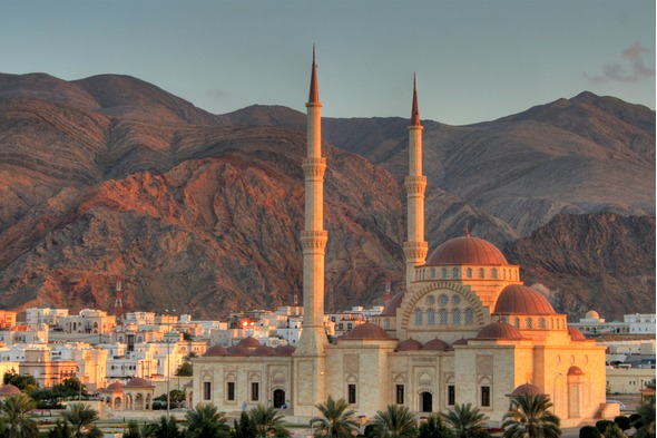 The Grand Mosque in Muscat, Oman