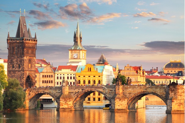 Charles Bridge in Prague, Czech Republic