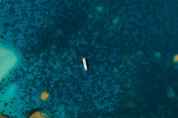 True North in the Rowley Shoals, Australia