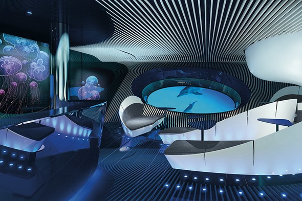 Ponant Explorers - Blue Eye Lounge