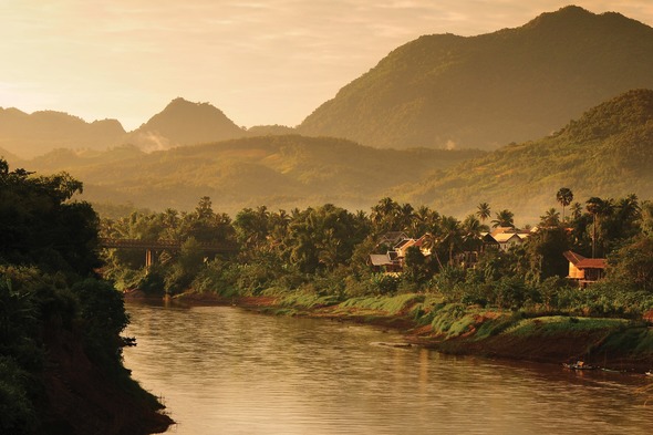 The river Mekong near Laos, Luang Prabang