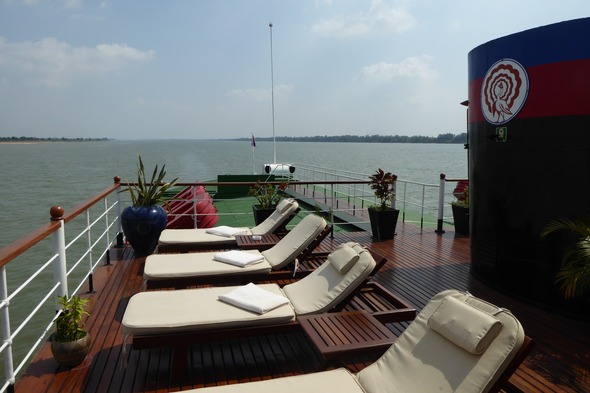 Sundeck on Tonle Pandaw