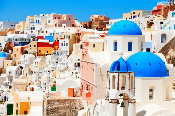 Oia village in Santorini, Greece