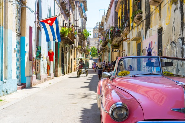 Classic car in Havana, Cuba