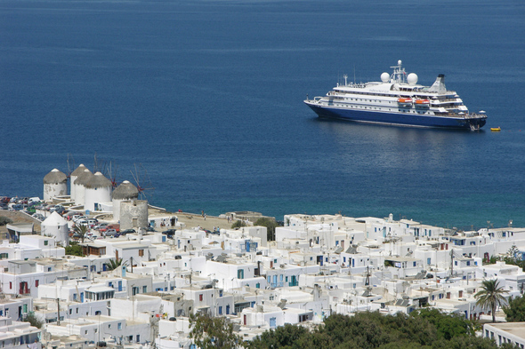 SeaDream Yacht Club in Mykonos, Greece