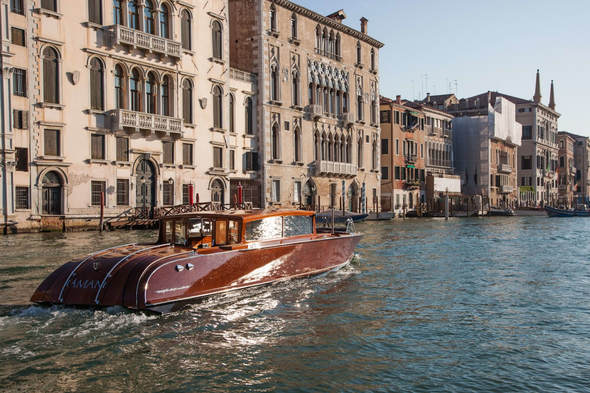 Aman Venice water taxi