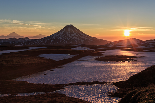 Viluchinsky volcano in Kamchatka, Russia