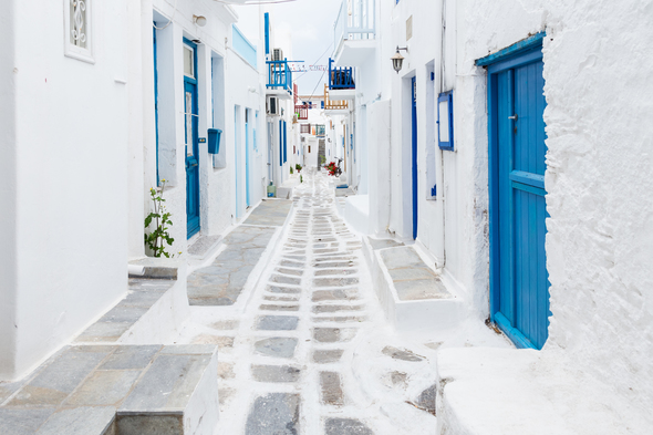 Street in Mykonos, Greece