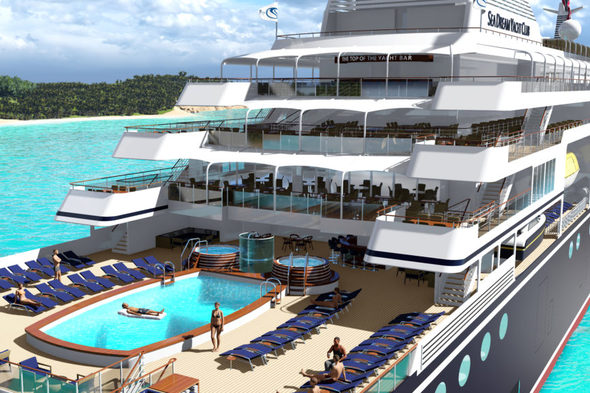 SeaDream Innovation - Pool deck (artist's impression)