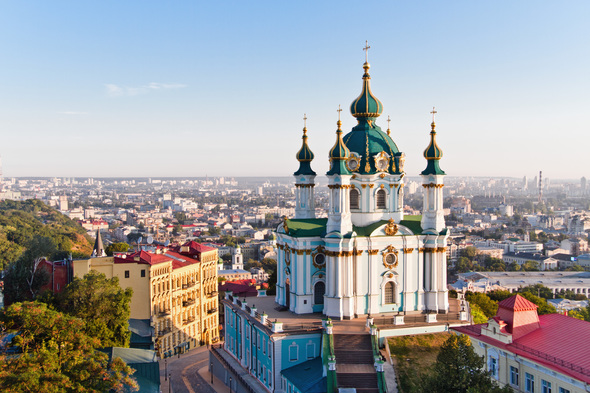 Andrew's Church in Kiev, Ukraine