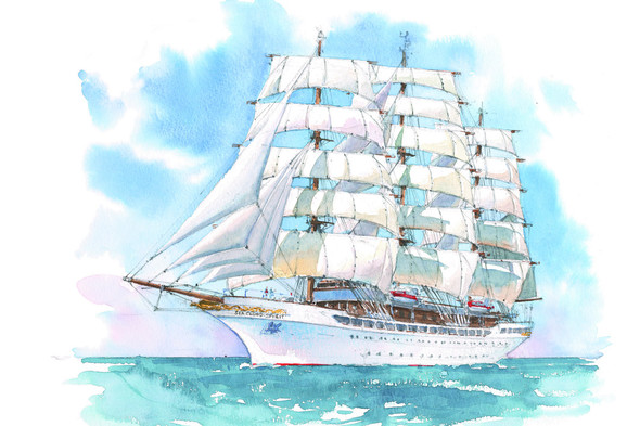 Sea Cloud Spirit - Artists' impression