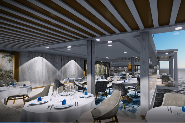 Regent Seven Seas Splendor - La Veranda alcove seating