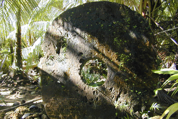 Giant stone money in Yap, Micronesia