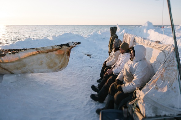 Kiliii Yuyan - Whaling Crew on Watch at Amuaq