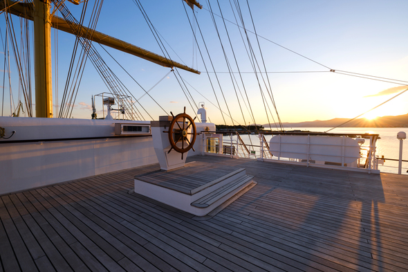 Tradewind Voyages - Golden Horizon - Compass Deck